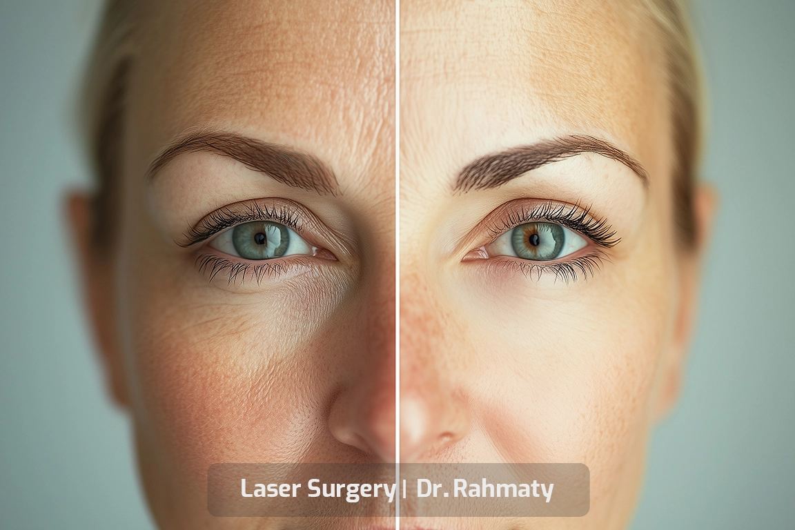 عکس قبل و بعد لیزر